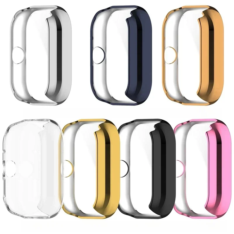 เคสซิลิโคนนิ่ม TPU สำหรับ redmi Watch 3 Active 3 Lite สมาร์ทวอชแบนด์ป้องกันหน้าจอสำหรับ Xiaomi redmi Watch 3