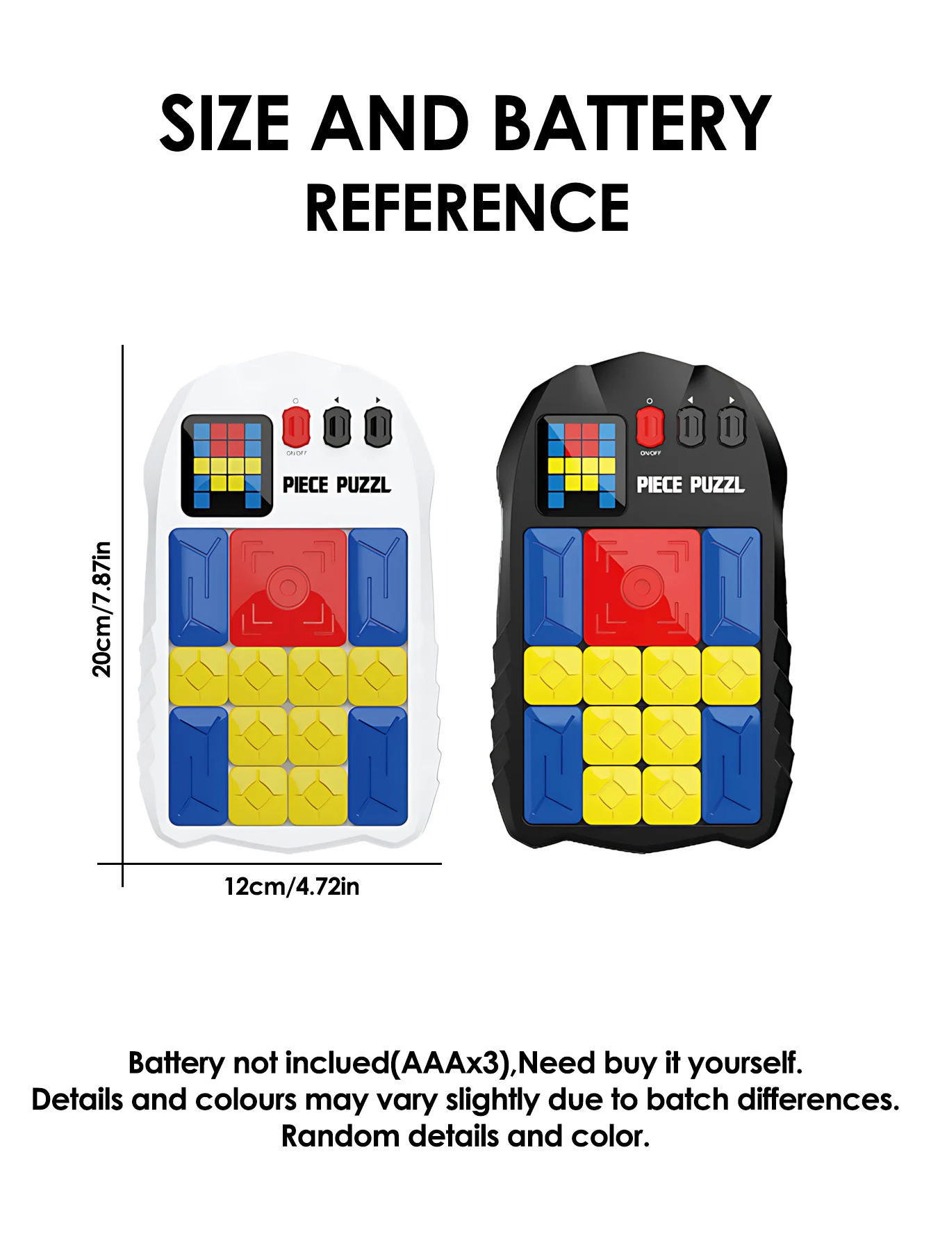 Puzzle magnétique défi blocs coulissants 500 plus de niveaux jeu de casse-tête, jouet éducatif Fidget cadeau d'anniversaire de noël pour les enfants