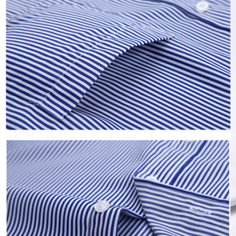 Camisa de manga larga para hombre 6XL, moda Formal para primavera/verano, negocios, botón francés, sin hierro, color sólido, rayas, talla grande, informal