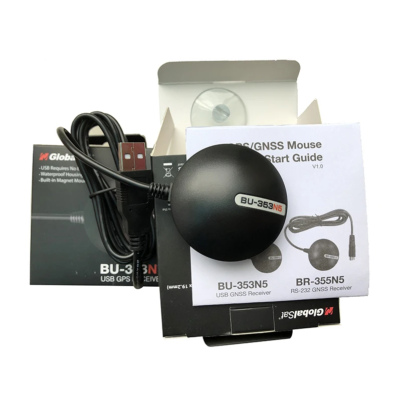 Wasserdichte BU-353N5 ersetzen BU-353S4/bu353s4 globalsat gps empfänger kabel gps mit usb interferface media tek ag3335mn