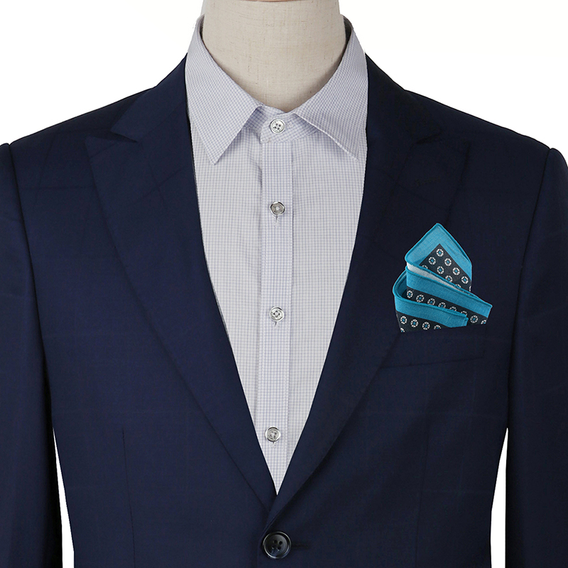 Tailor Smith Vintage Linen Hankie Soft Fabric Handkerchief Men Pocket Square Wedding Stylish Gift Party Dinner Accessory