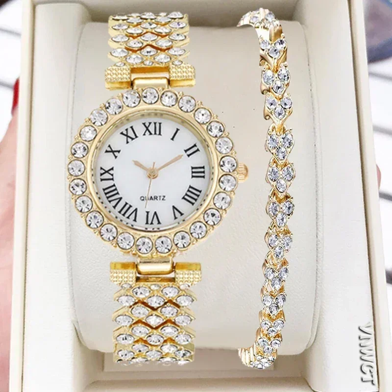 Gypsophila สายคล้องผู้หญิงแฟชั่นนาฬิกา Simple Starry sky Dial Luxury Quartz นาฬิกาผู้หญิงนาฬิกา Rose Gold Pointer นาฬิกาข้อมือ