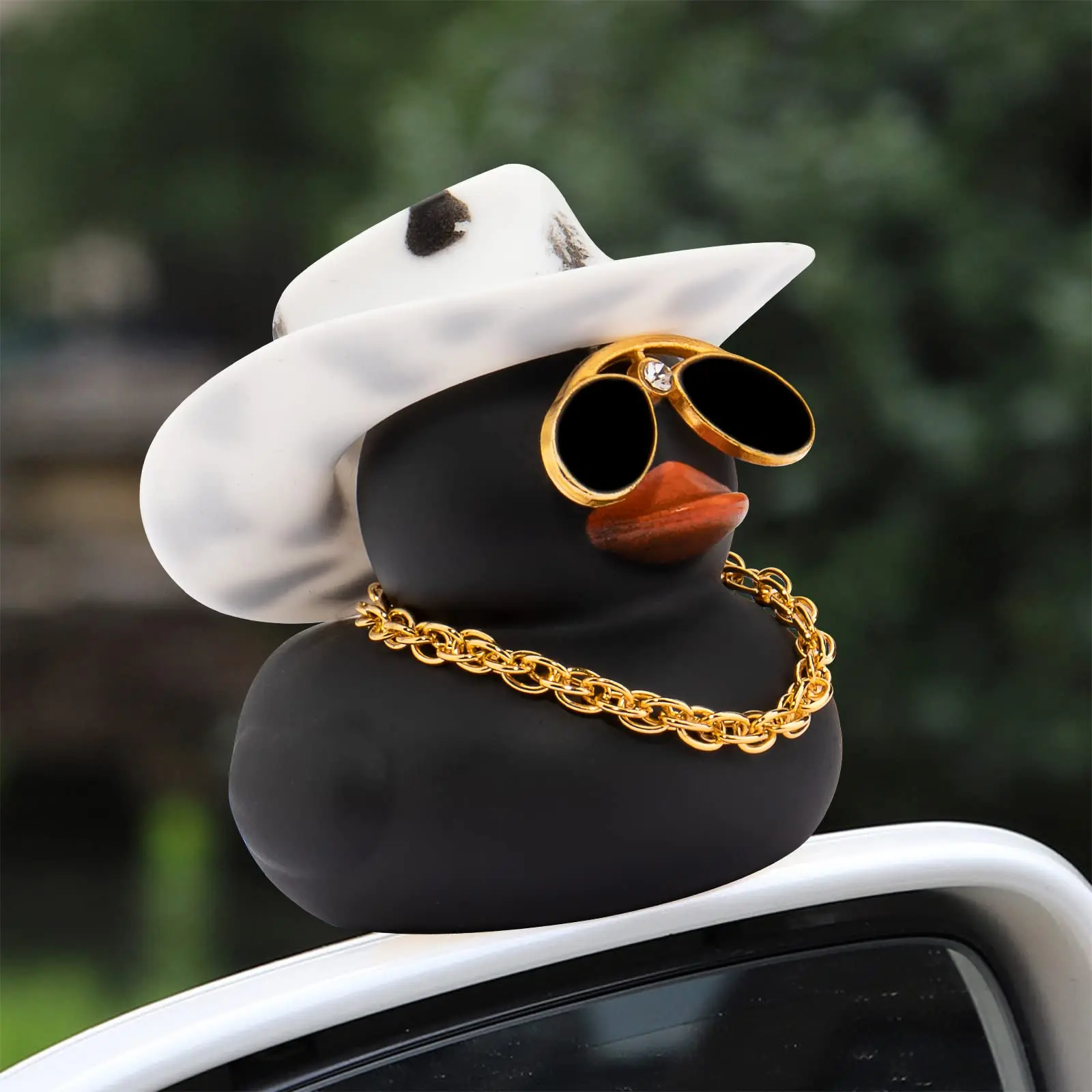 2Pcs Car Duck Color Ducks Car Dashboard Decorations , Rubber Duck for Car Ornament Car AccessoryAccessories