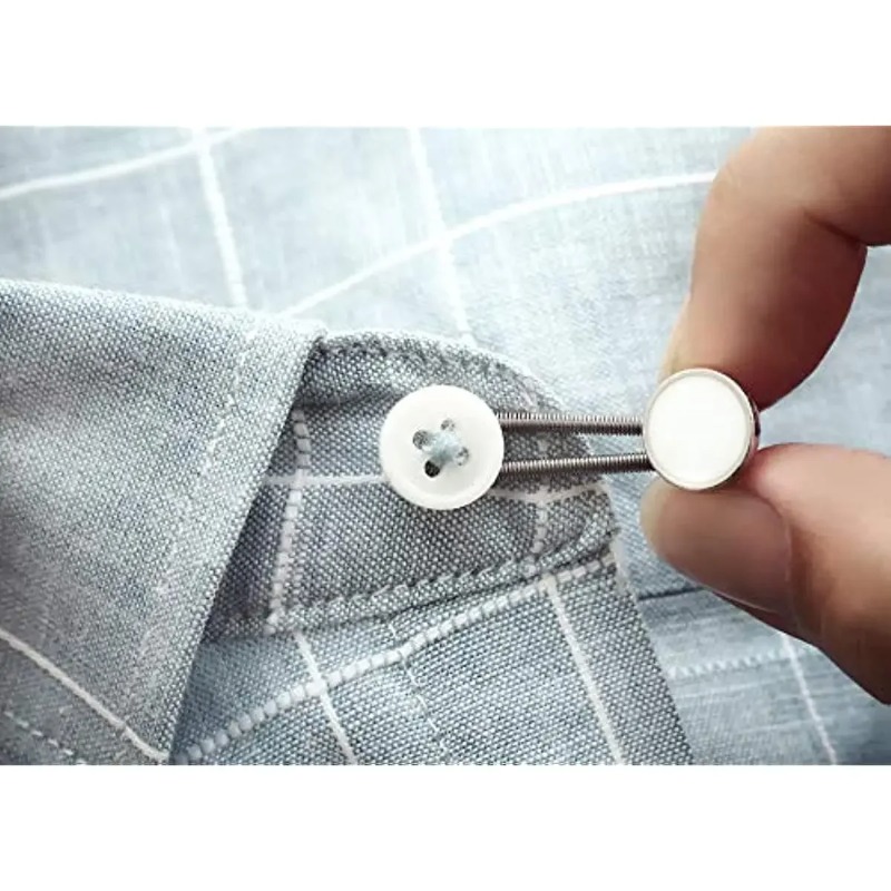 Bouton d'extension de taille télescopique, bouton détachable, Extension de taille, bouton de réglage du jean, extenseur de ceinture sans couture