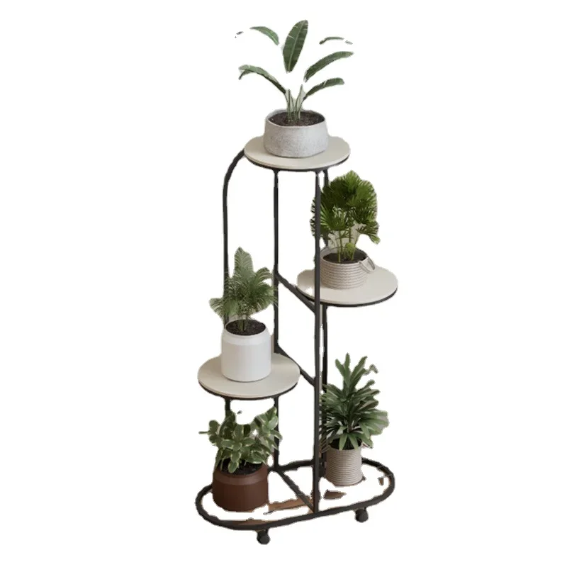Simple Modern Multi-storey Flower Rack for Living Room, Floor Shelves for Flowers, Interior Decor, Living Room