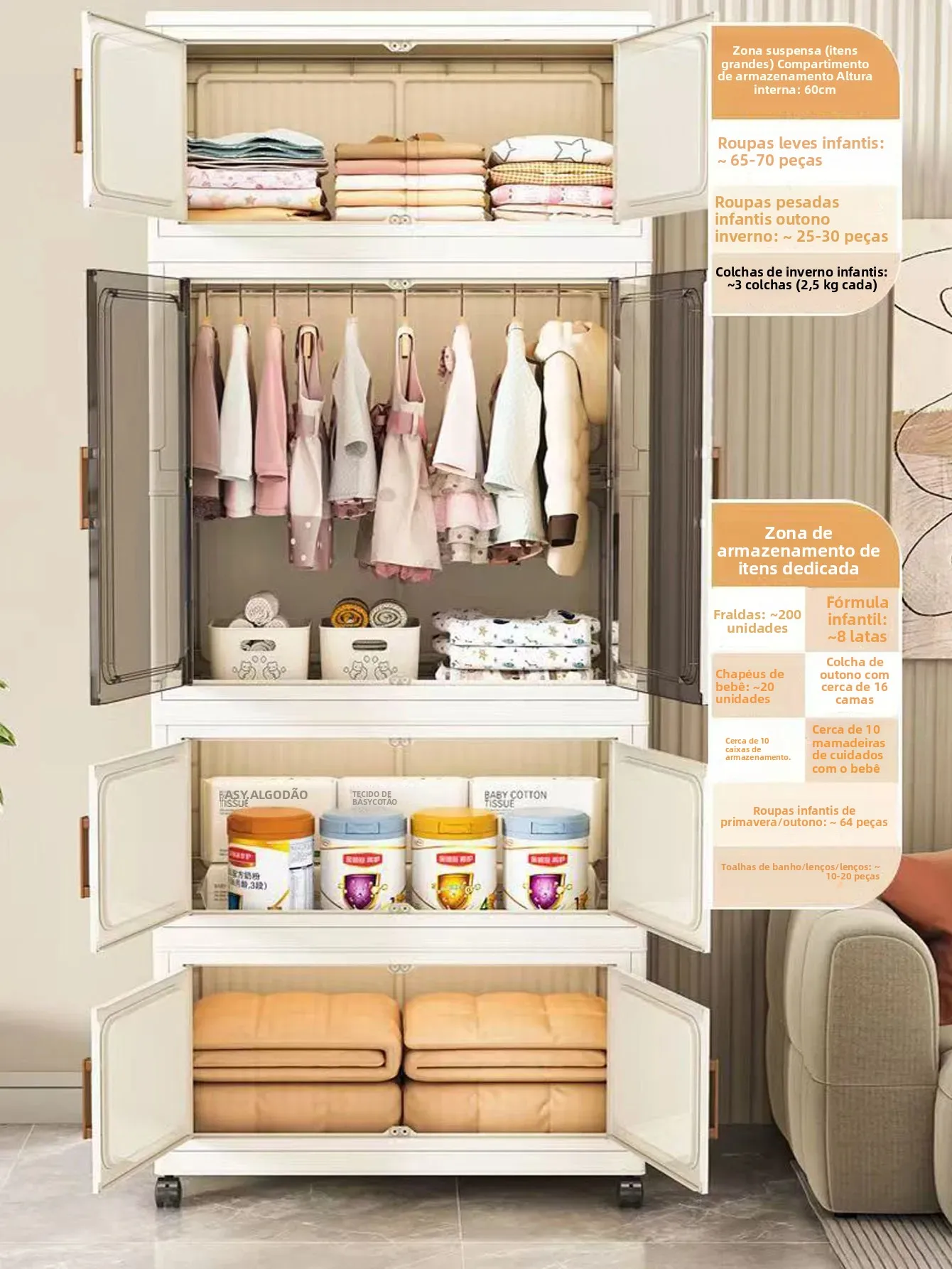 Armário de armazenamento dobrável multi-cenas armário dobrável organizando solução de armazenamento para casa jardim escritório escola preto branco