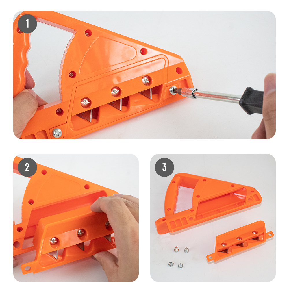 Cortador rápido de placas de yeso, plano manual de placas de yeso para biselado preciso de bordes de paneles de yeso a las 45 ° /60 °   Herramientas manuales para recortar madera