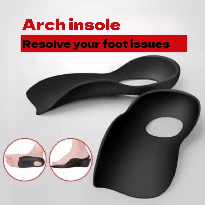 1 par de almohadillas de soporte plantar/almohadilla auxiliar de soporte para arco, absorción de golpes y amortiguación, ajuste cómodo y cómodo, se puede usar con ingenio