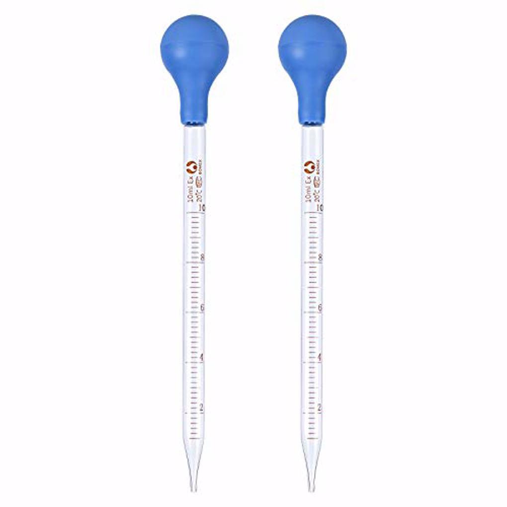 Dicke Glas Dropper Tragbare Ätherische Öle Wasser Gummi Kopf Skala Pipette 5/10 ml Schule Tropfen Rohr Gummi kopf Pipettoren