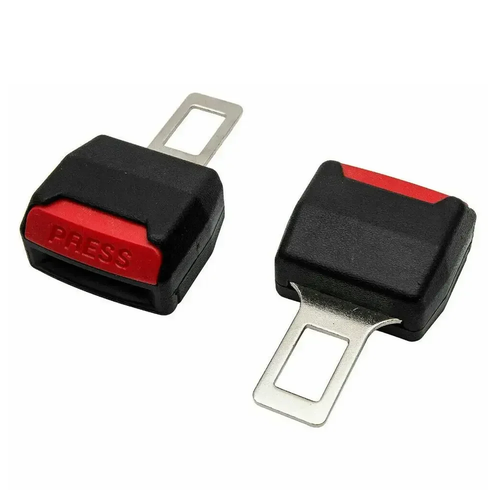 2pc clipe de cinto de segurança do carro extensor de segurança cinto de segurança bloqueio fivela plug inserção grossa soquete extensor fivela de segurança cinto de segurança accessorie