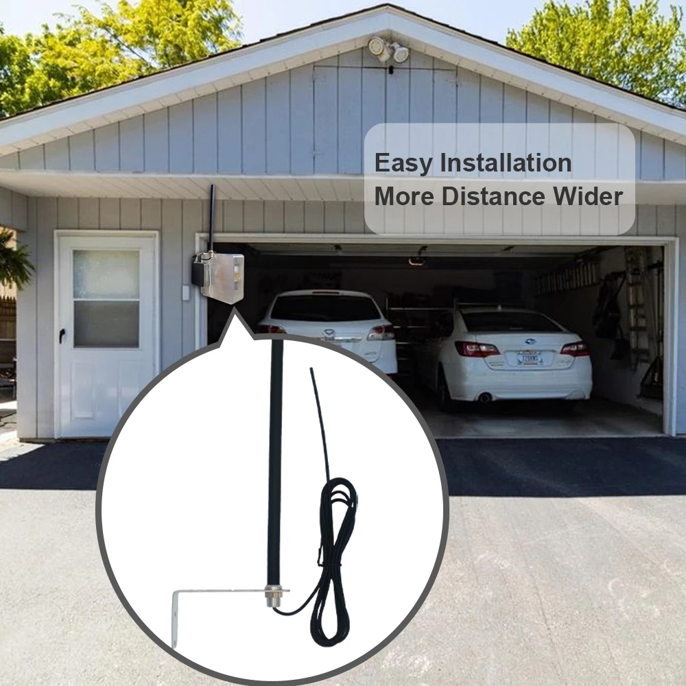 Antenne RF externe pour porte de Garage, 433MHz, 433.92, amplificateur d'antenne d'amélioration du Signal de télécommande