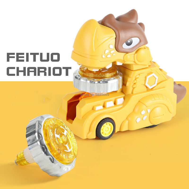 Multiplayer-Wettbewerb Legierung Dinosaurier geformt Top-Auto Schiebe kraft Lagerung ein Klick Emission coole Beleuchtung cool Stil Top-Auto