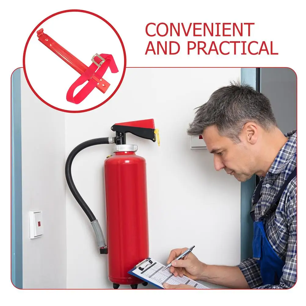 Fire Extinguisher Hook 2 Pcs Iron Hanger Wall Mounting 2KG 3KG 4KG Compatible Easy Installation Spacesaving Fire Safety