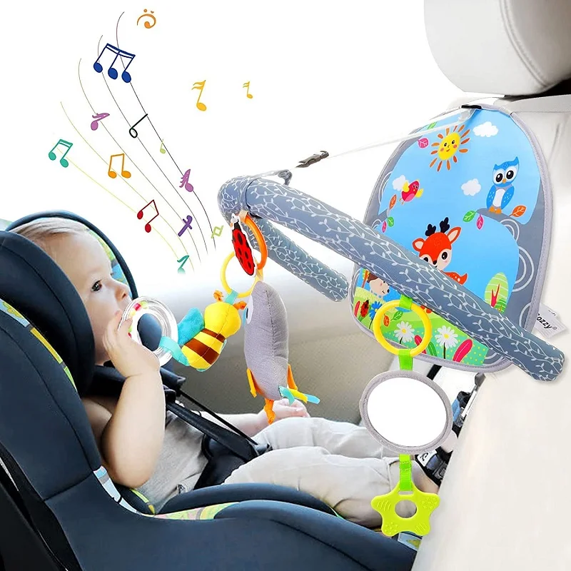 เปลเด็กแขวน Rattles ของเล่นรถที่นั่งของเล่นโทรศัพท์มือถือรถเข็นเด็ก Crib COT SPIRAL ของเล่น Pram แขวนตุ๊กตาสําหรับทารกทารกแรกเกิดของขวัญ