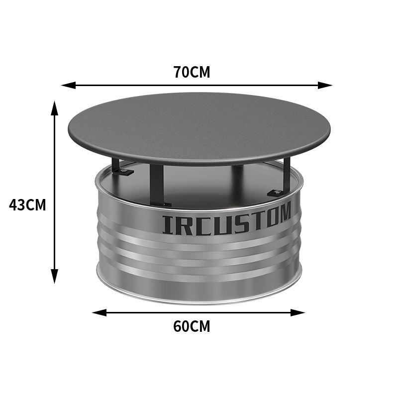 Industrielle Wind Öl Eimer Tisch Und Stuhl Sofa Bar Booth Milch Tee Shop Büro Lounge Bereich Eisen Tisch Und Stuhl Taburete