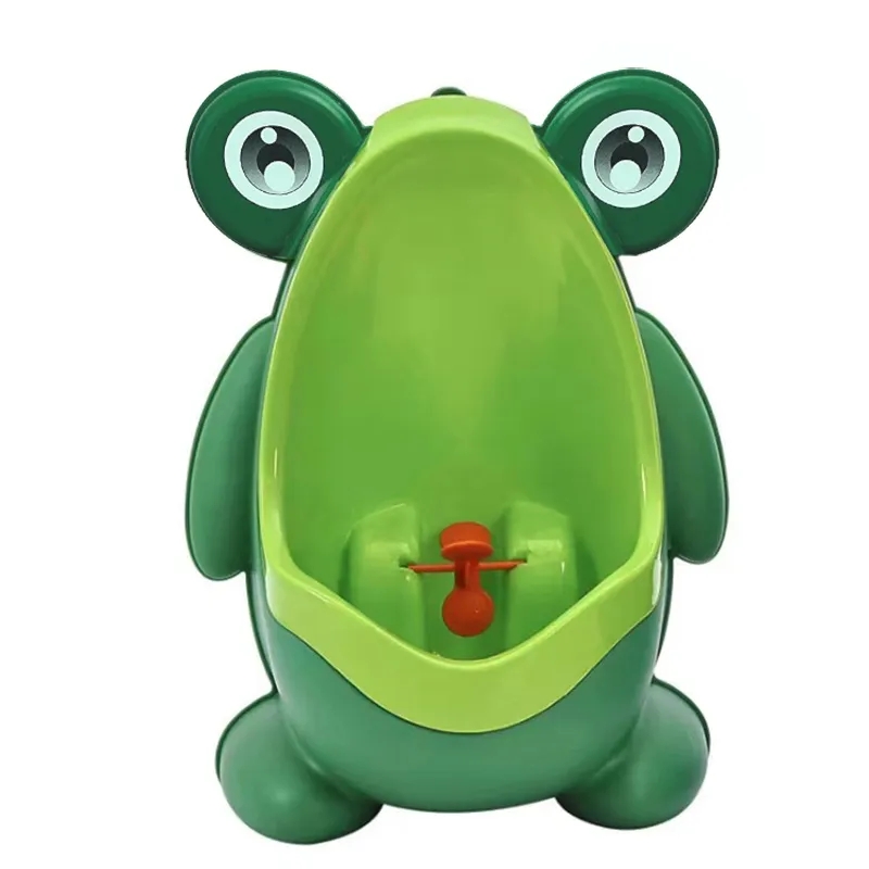 Leuke Kikker Zindelijkheidstraining Urinoir Jongen Met Leuk Gericht Doel, Toilet Urinoir Trainer, Kinderen staan Verticale Pee Baby Peuter