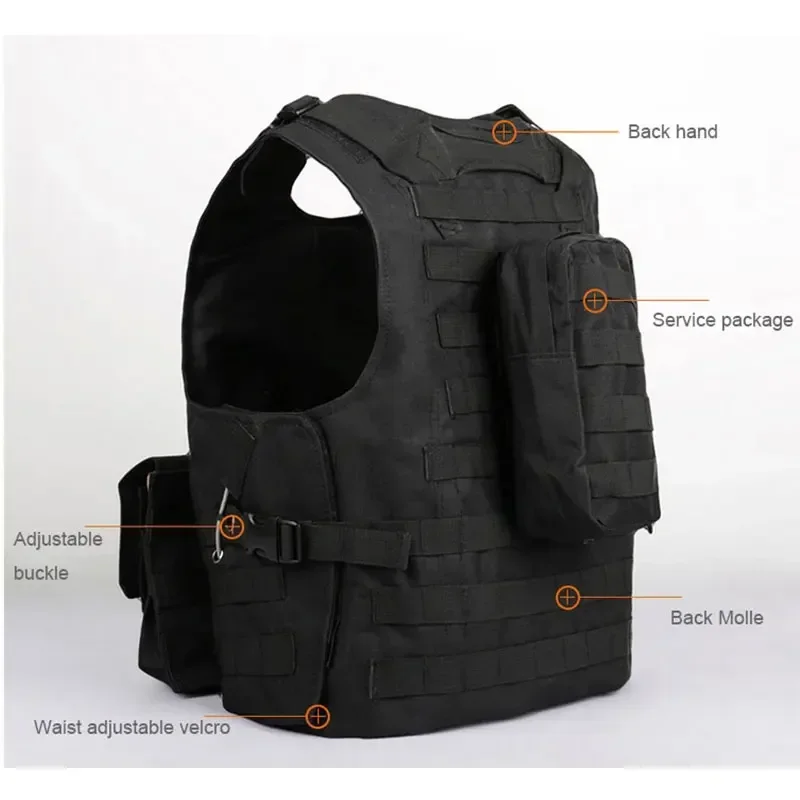 Taktische Weste CS Spiel Airsoft Assault Molle Weste Ausrüstung Outdoor Kleidung Jagd Camouflage Weste Kampf Sicherheit Weste