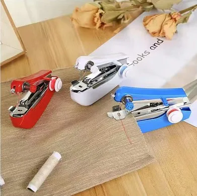 Thuis Handheld Naaimachine Draagbare Outdoor Reizen Kleding Stoffen DIY Stiksels Naaigereedschap Mini Handmatige Stitch Handwerkmachine