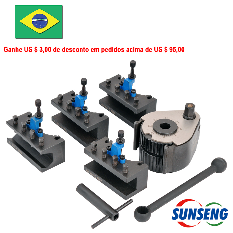 Conjunto europeu de suporte de ferramentas de troca rápida aa pro plus max-tipo quench 12x12mm 16x16mm para wm210v & wm180v & 0618 120-220mm balanço de cama