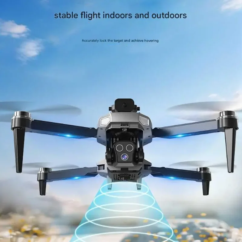 Drone profissional hd 4k com câmera dupla wifi fpv, drone para evitar obstáculos, fotografia aérea e câmera drone, brinquedo de aniversário