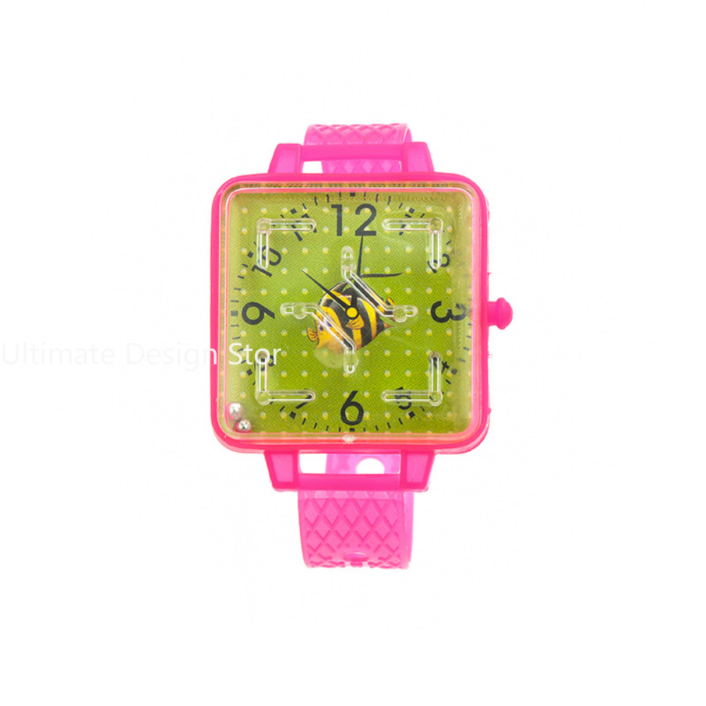 นาฬิกาของเล่นเขาวงกตพลาสติกสีเล็กๆวันเกิดสำหรับเด็กของขวัญปาร์ตี้ของขวัญ kado Bayi