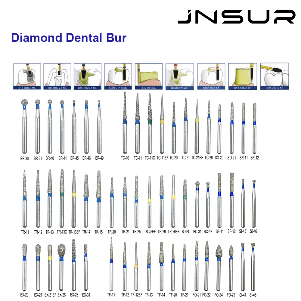 5 teile/paket Dental Diamant Bohrer Dental Bohrer Für High Speed Handstück FG Durchmesser 1,6 MM Dental Labor Technische Zahnmedizin Material versorgung