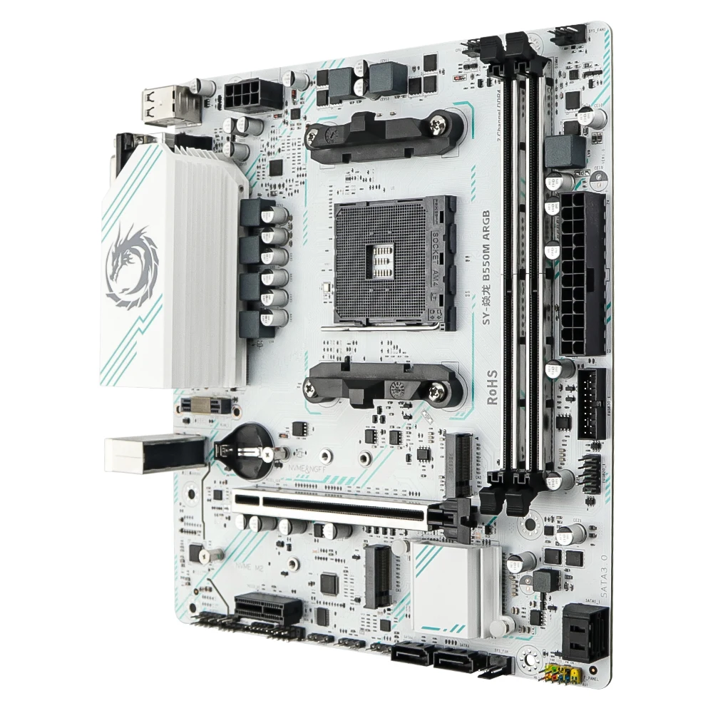 SOYO AMD B550M Gaming Motherboard USB3.1 M.2 Nvme Sata3 DDR4 Dual Channel Unterstützt RYZEN R3 R5 R7 3000 4000 5000 CPU AM4 Sockel