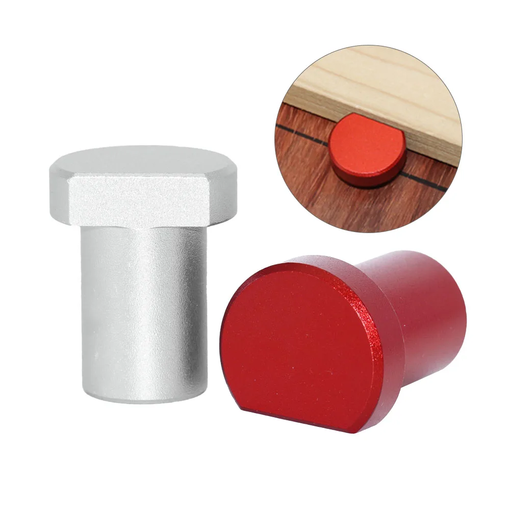 4 ชิ้น Workbench Peg เบรคสุนัข, ไม้ Bench Clamp 19/20 มิลลิเมตรอลูมิเนียม Stopper, Workshop ตารางจํากัดบล็อกเครื่องมือ