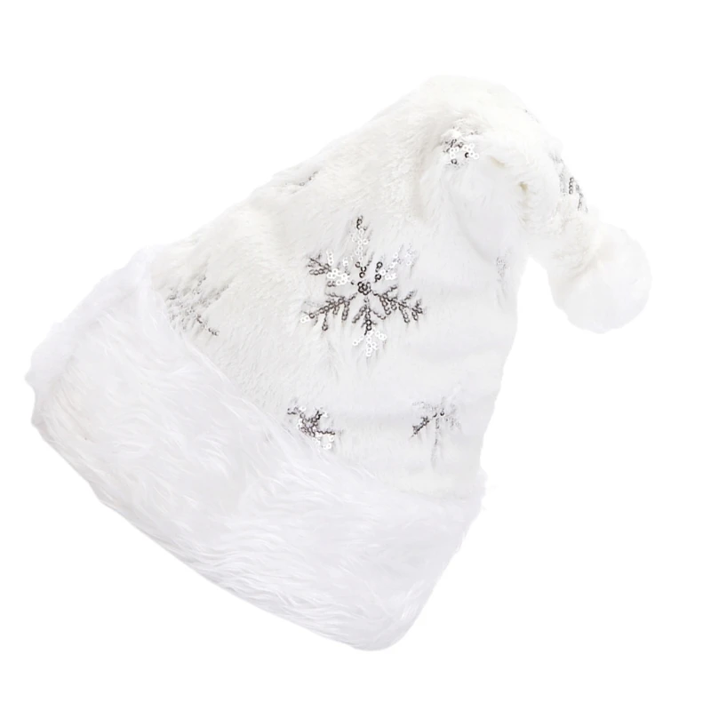 Xmas หมวก WARM Plush Santa หมวกสำหรับวันปีใหม่ปาร์ตี้ผู้ชายผู้หญิง Universal ขนาดการถ่ายภาพ Props