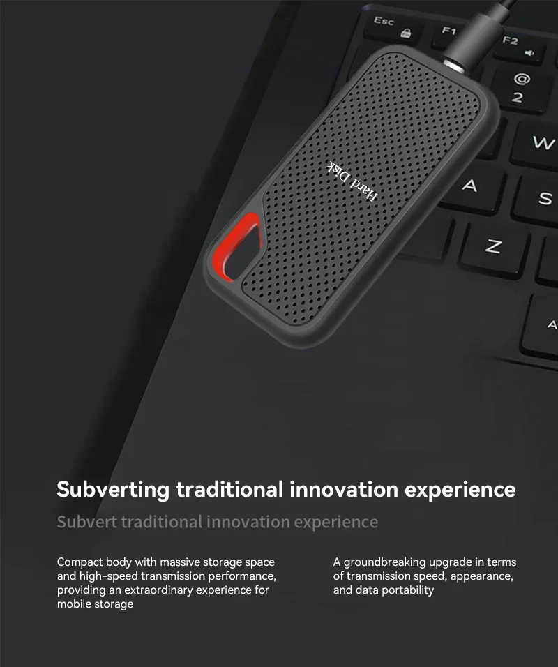 For xiaomi Hard Disk Mobile SSD E60 1TB 2TB 256TB USB 3.1 HD External Hard for Laptop PS5 Mobile Hard Disk HDD Storage