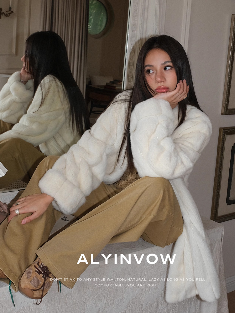 Hdhohr-天然ミンクの毛皮の女性用コート,本物のミンクの毛皮の女性用アウター,高品質,暖かい冬のジャケット,新しい,2022