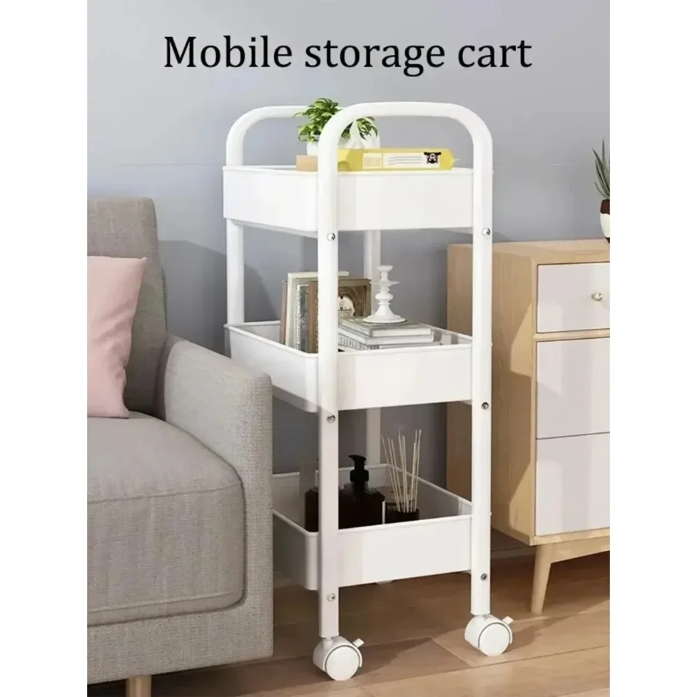 Scaffale da cucina Accessori per la casa multifunzionali Scaffale mobile Carrello della spesa Scaffale Carrello portaoggetti per salone di bellezza