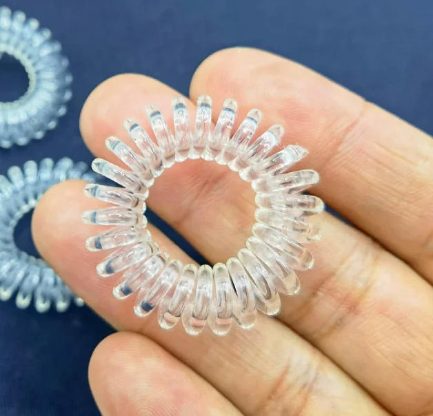 Banda de goma transparente para el pelo