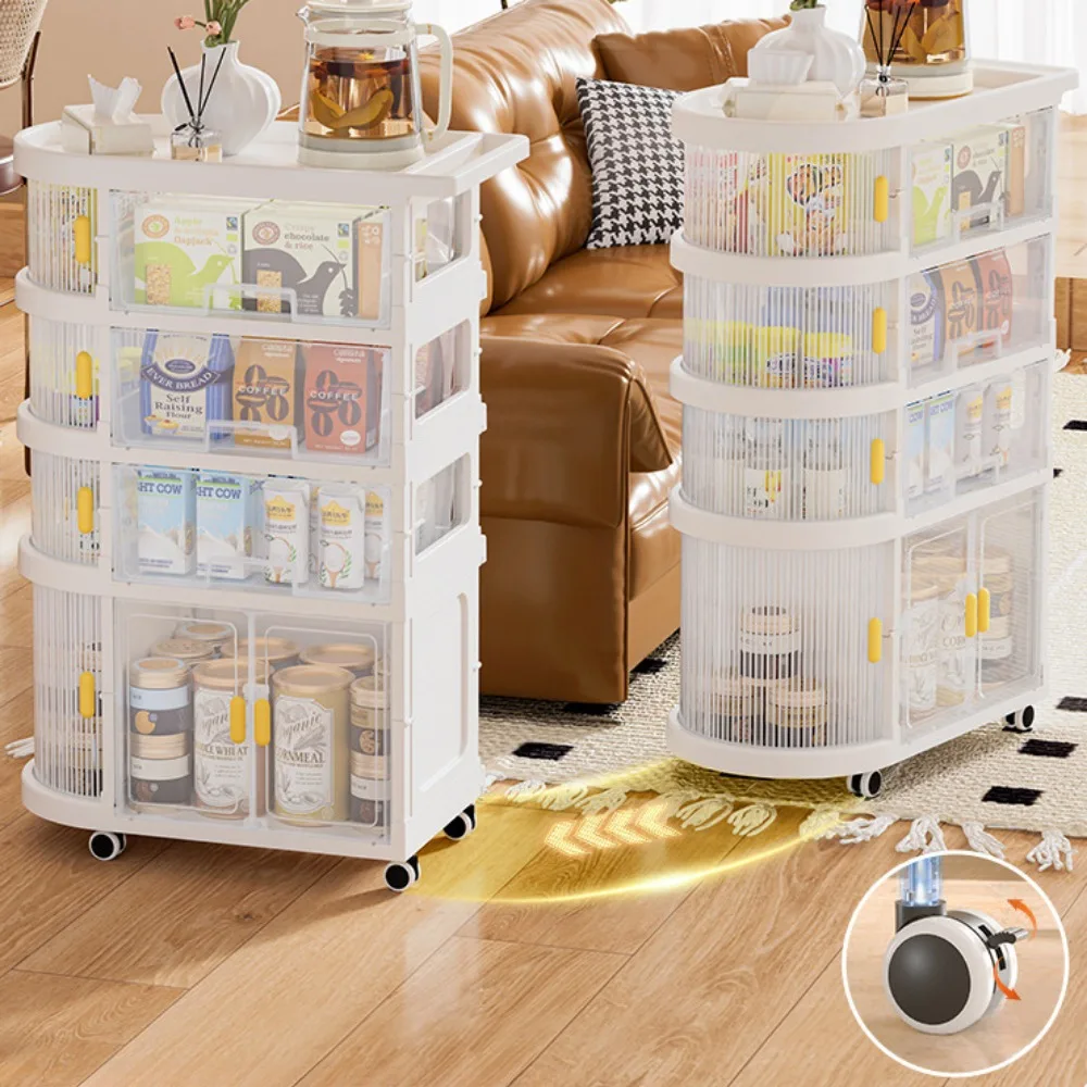 Portaoggetti per bambini carrello pieghevole Snack Toys Organizer per articoli vari carrello multistrato portaoggetti per passeggino Rack forniture per bambini