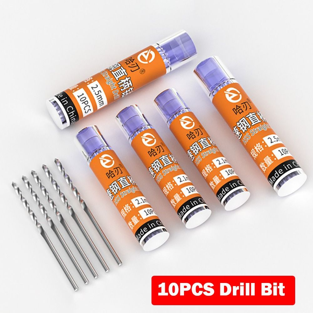 Hard Straight Shank Drill Bit Mini High Speed Steel HSS Bit Drilling Tools Wood