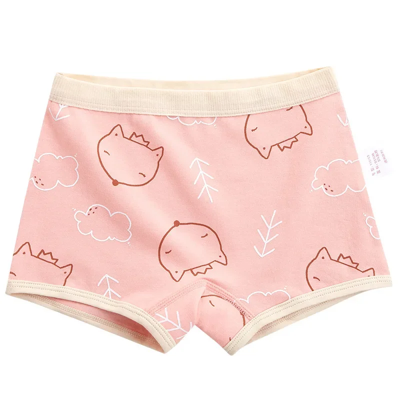 4PCS Mädchen Baumwolle Höschen Sommer Kind Dünne Atmungsaktive Cartoon Briefs 2 + y Junge Kinder Unterwäsche Kleinkind Antibakterielle Knickers