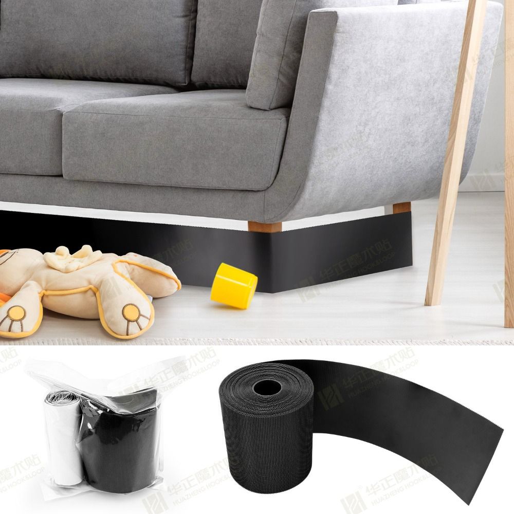 Durable 3/6/10M Sofa Toy Blocker Dustproof Adjustable Under Couch Blocker Nylon Adhesive Strap Sofa Edge Baffle
