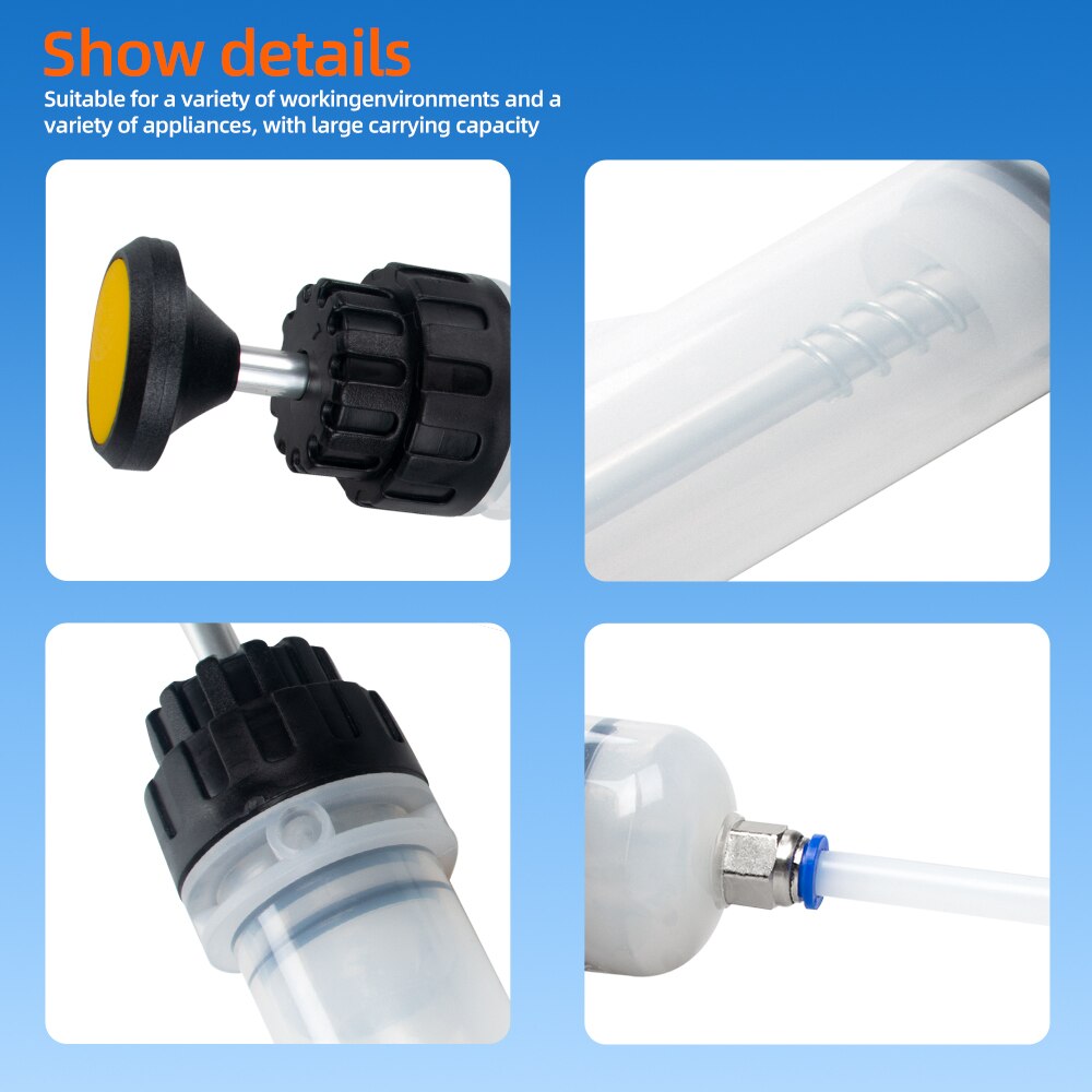 Bomba De Extrator De Fluido De óleo, Mudança De óleo De Enchimento, Garrafa De Seringa, Extração De Combustível Automotivo, Ferramenta De Mão, Transferência, 1.5L