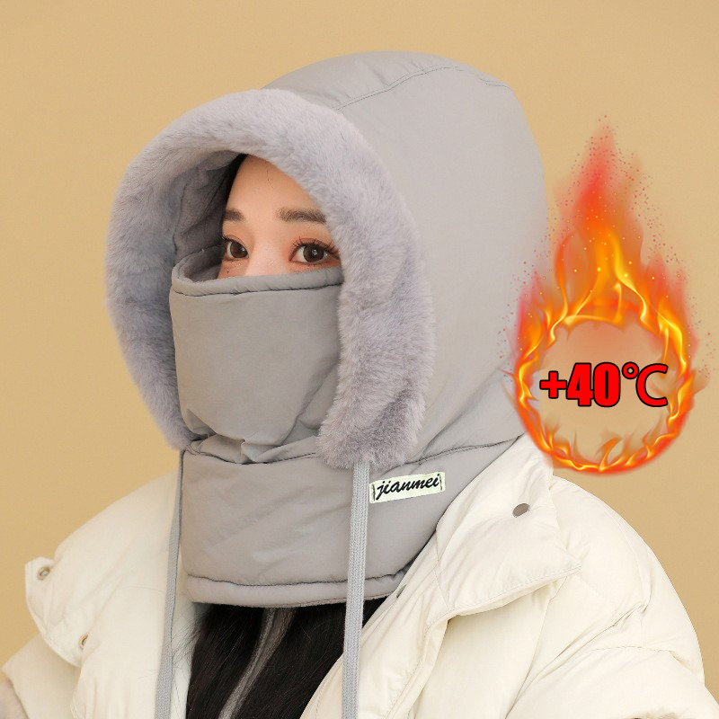 Balaclava เย็นสภาพอากาศ Windproof Ski Visor ฤดูหนาว Breathable Thermal Face Mask คออุ่นผ้าพันคอหมวกกันน็อกขี่จักรยานคออุ่น