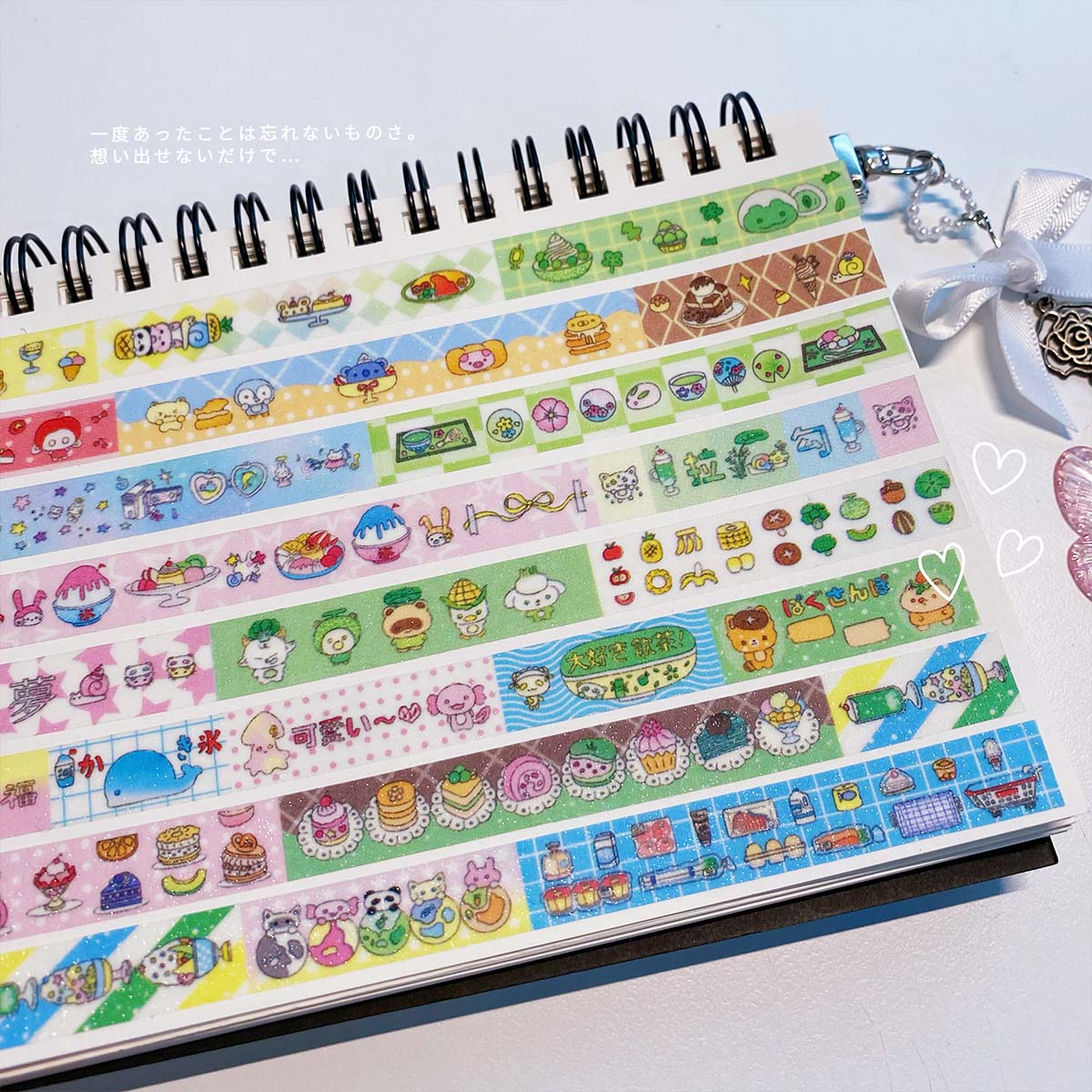 WAKAWAKA Decorative Washi Tape Ancient Dream Core Brushed Flash Film Masking Tape for Scrapbook Journal Planner Decal Material