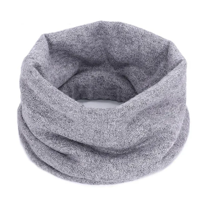 Nuova sciarpa invernale in cashmere per neonate ragazze bambini sciarpe lavorate a maglia silenziatori elastici unisex bambini autunno sciarpa per bambini all'uncinetto