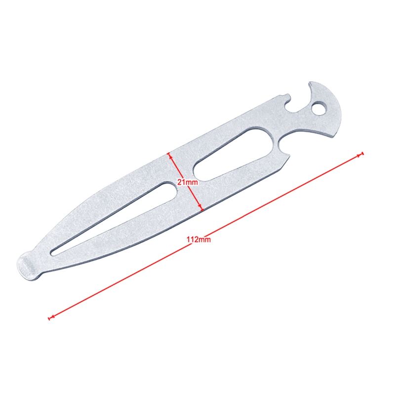 Edelstahl Bootsdeck Schlüssel Schäkel Schlüssel Multi-Tool Schrauben dreher Notfall Toolkit Marine RV Zubehör