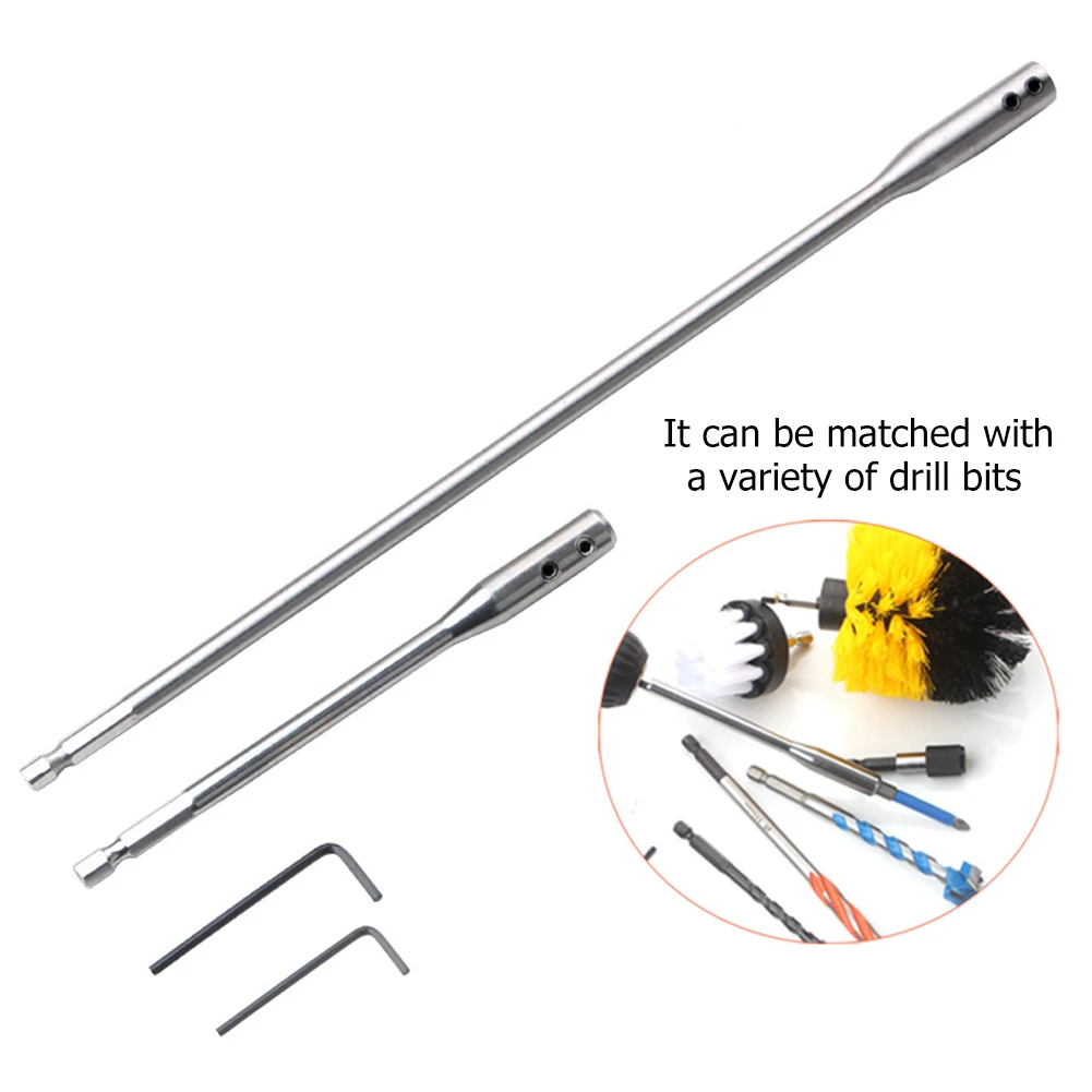 ก้านต่อขยายหกเหลี่ยม150มม./300มม. ตัวยึดเหล็กอัลลอยปล่อยเร็วไขควงแท่งเชื่อมต่อ