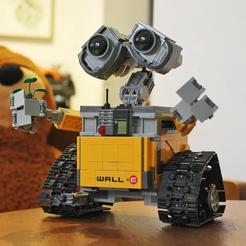 21303 Roboter Wall-E Mobilisierung ist mit Puzzle-Kinderspielzeug kompatibel, 687 Teile, Montage, Heimdekoration, Modell, Spielzeug, Geschenke