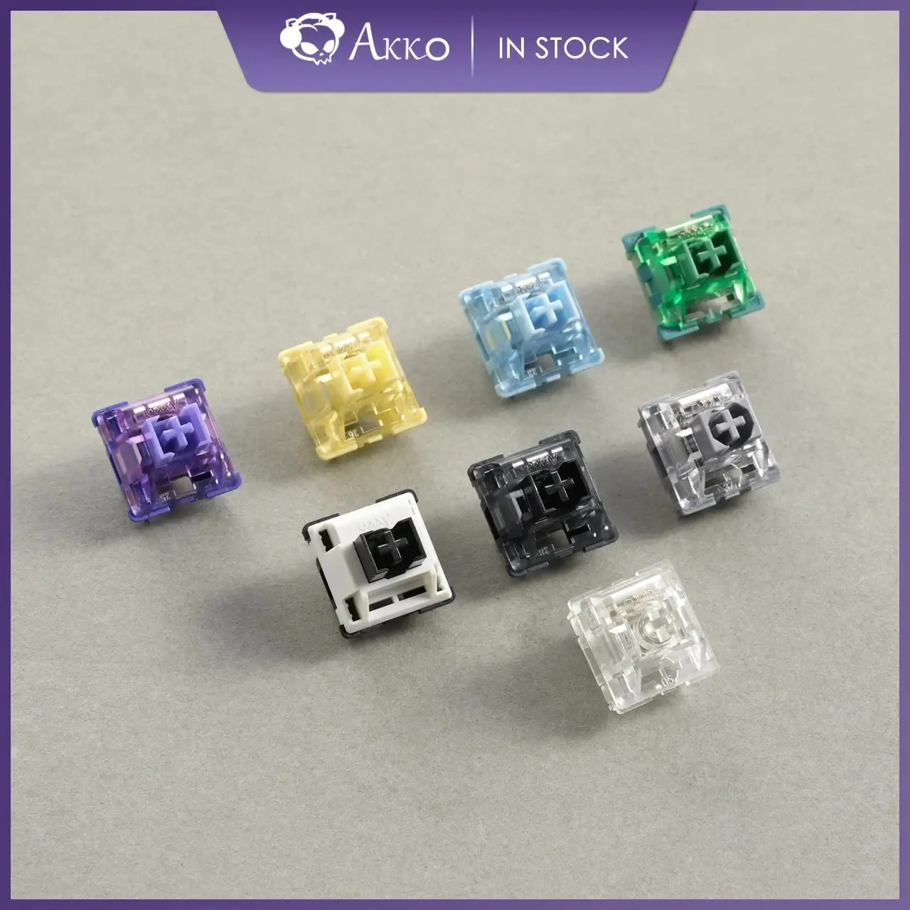 Akko V3 Pro Switches Taktiler/Linearschalter für mechanische Tastatur, 45-teiliges Paket, austauschbarer Outemu Gateron Cherry MX-Schlüsselschalter