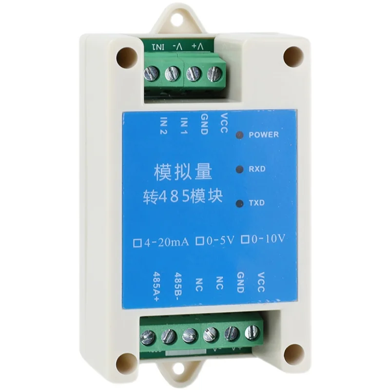 Analoge Hoeveelheid Acquisitie Module Modbus Spanning En Stroom Data Verzameld Input 4-20mA Om RS485 Watchdog