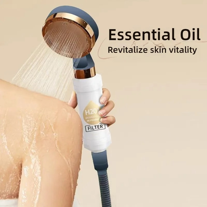 Filtro chuveiro fragrância vitamina c aromaterapia amaciante purificador para água dura remove cloro residual acessórios do banheiro