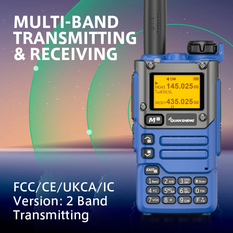 Quansheng UV K5 (8) Walkie Talkie Portable Am Fm Two Way Radio Commutator Station Amateur Ham Wireless Set Long Range Receiver
