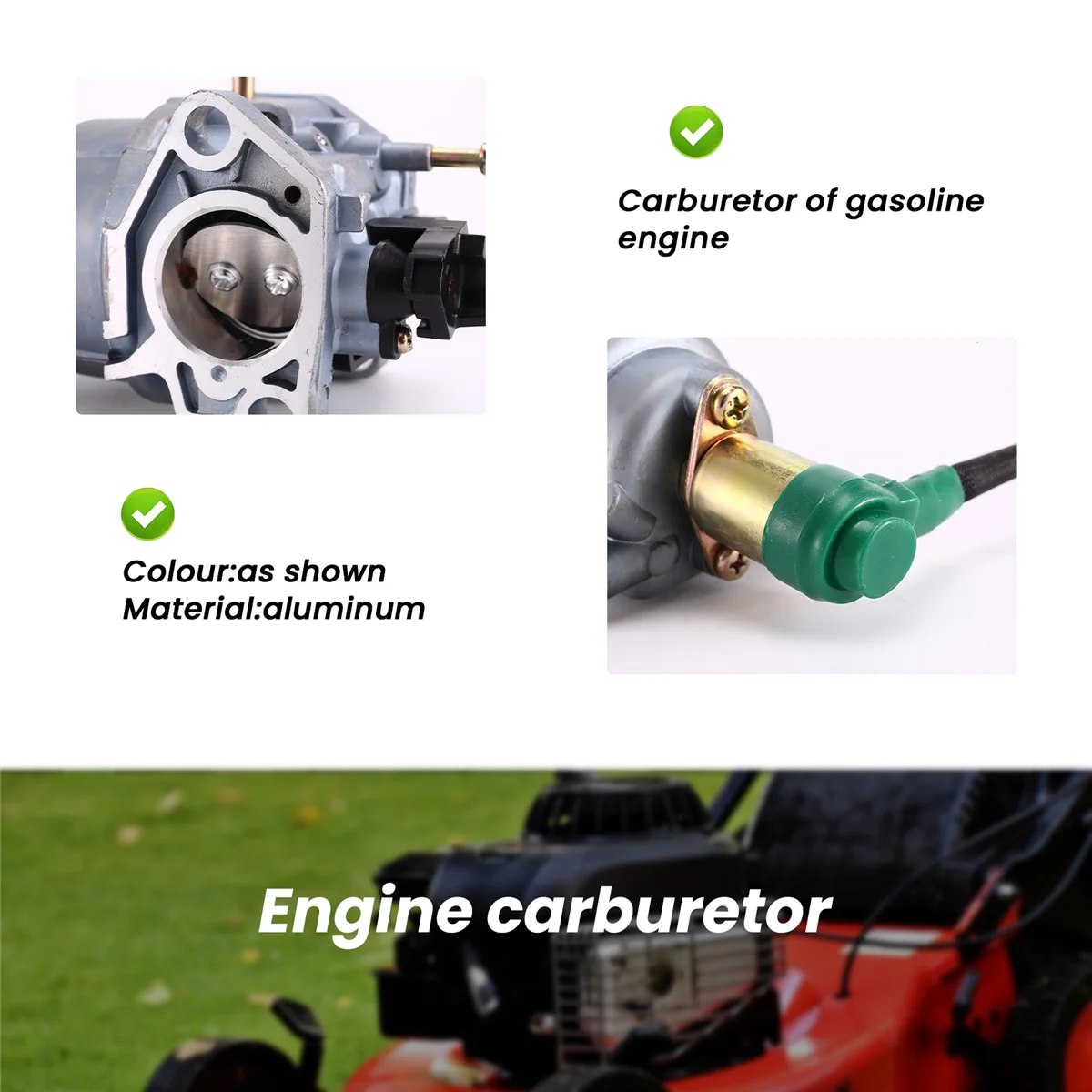 ホンダ用キャブレター,ポータブルジェネレーター,6500w,gx240 8hp gx270 9hp gx340 11hp gx390 13hp,182f 188f ex6500 ex5000