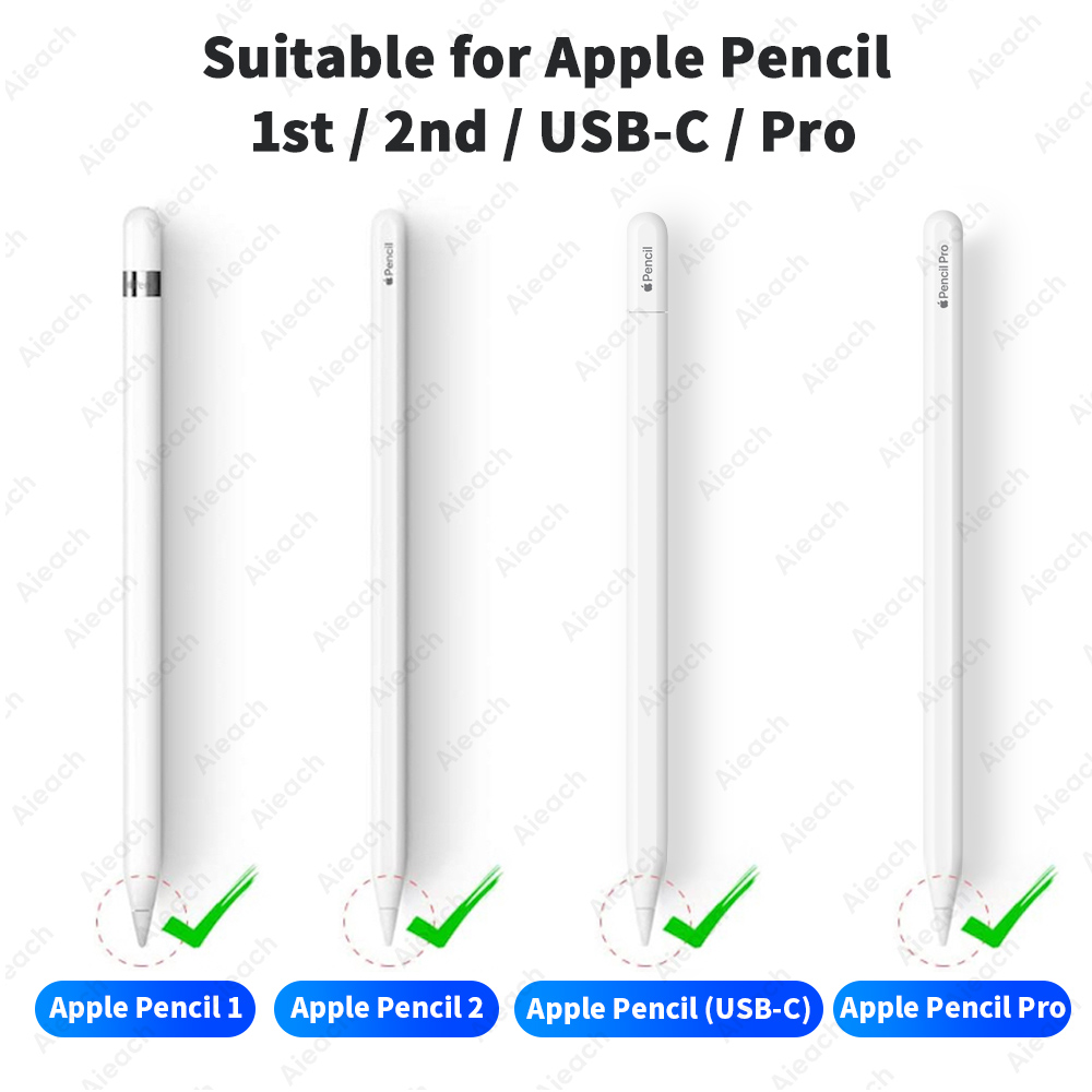Per Apple Pencil Pen Pennino Astuccio per Apple Pencil Tip 2B HB 3.0 Morbido e rigido per Apple Pencil 1a 2a generazione Accessori